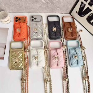 chanel iphone18pro ケース シャネル iphone17/17pro ケース ショルダー iphoneケース 斜めがけ ブランド iphone15/15pro/14 ケース ハイ ブランド 携帯ケース ブランド